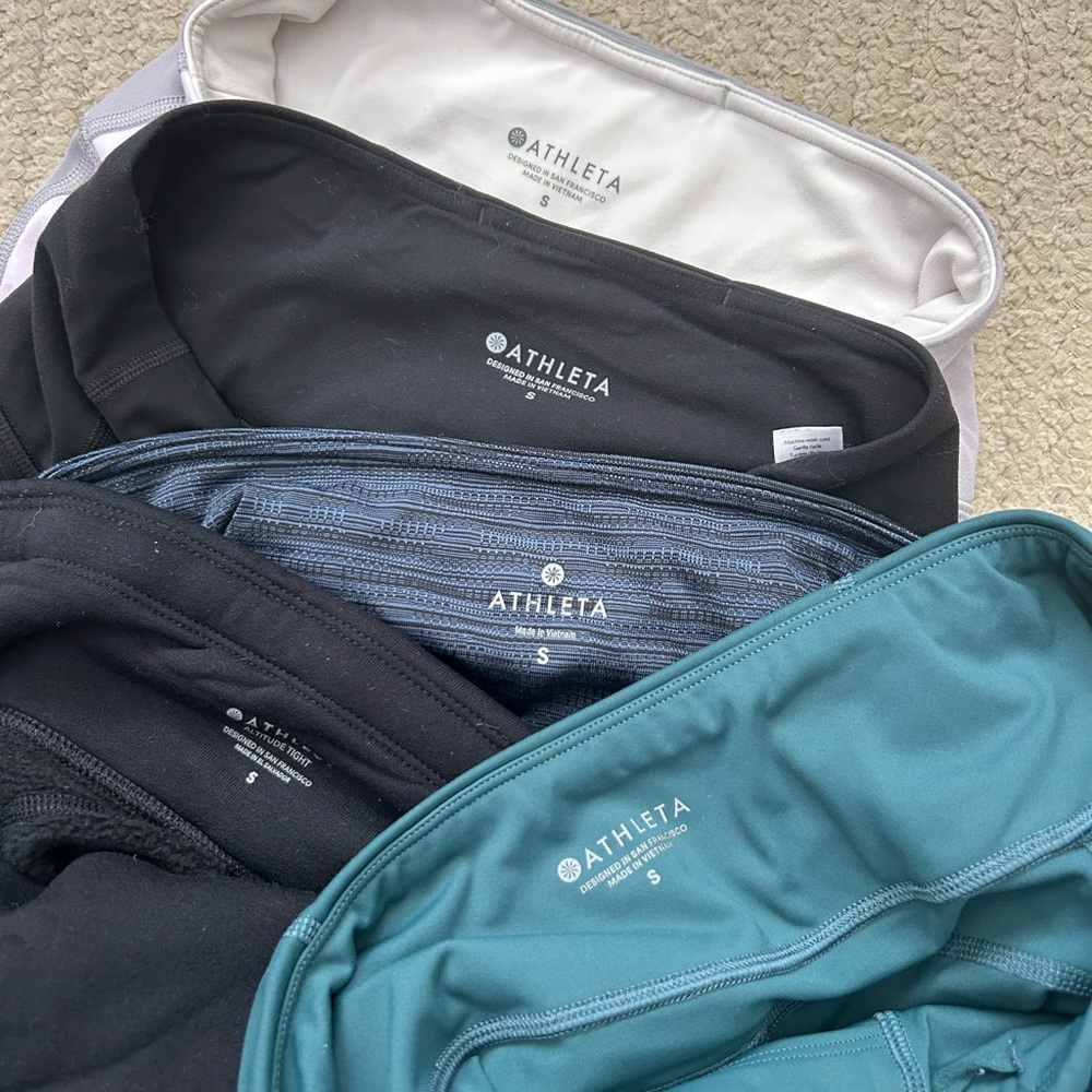 Athleta Small Legging Bundle - image 1